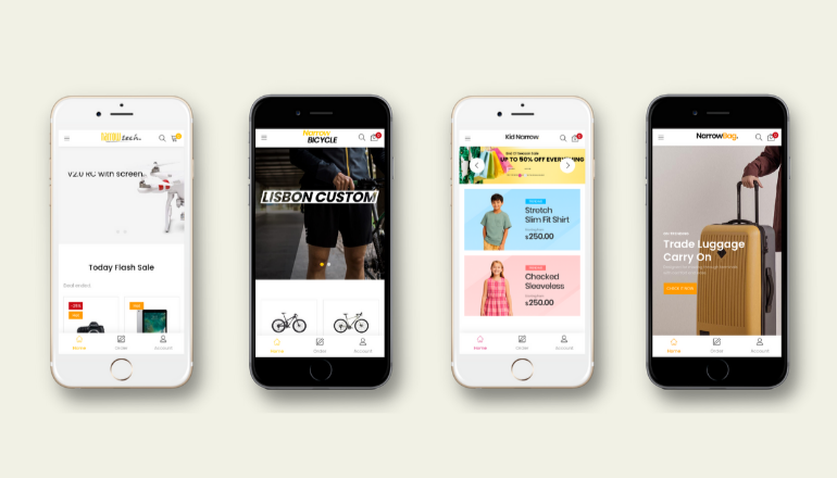 e-commerce features - mobile friendly